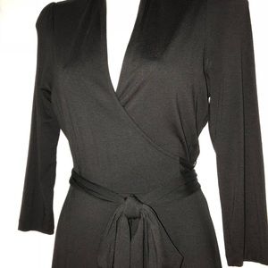 Black Wrap Dress